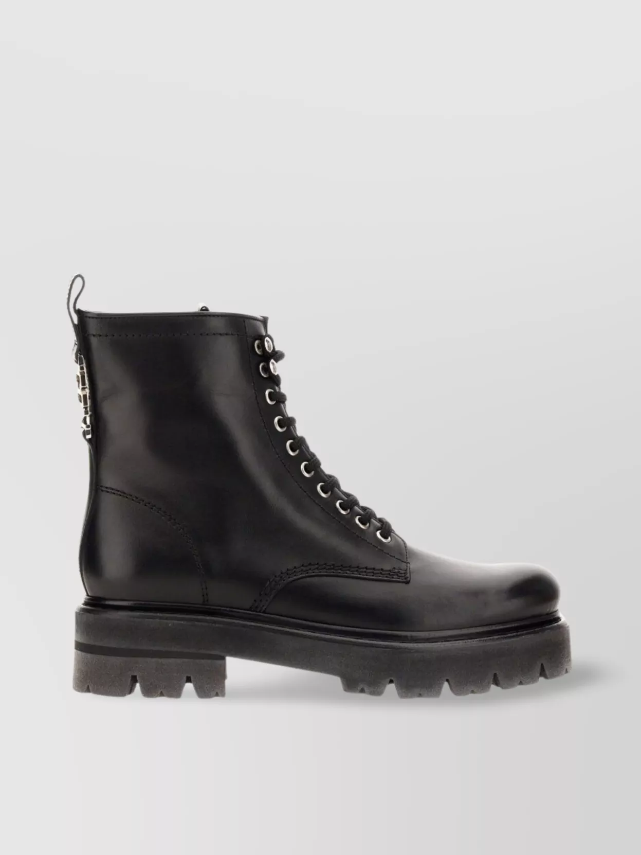 DSQUARED2 CHUNKY SOLE ANKLE BOOT WITH PULL TAB