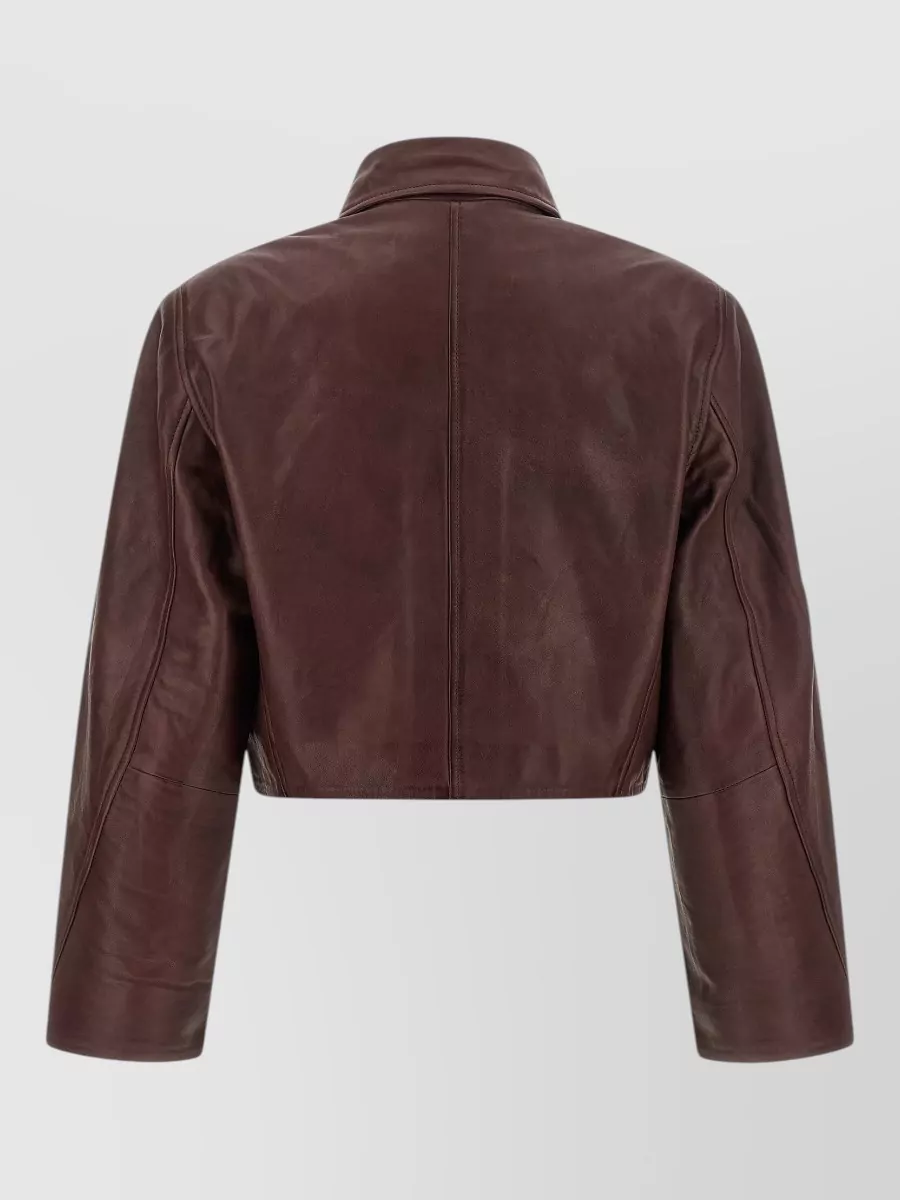 Rotate Birger Christensen Leather Single Breasted Coat