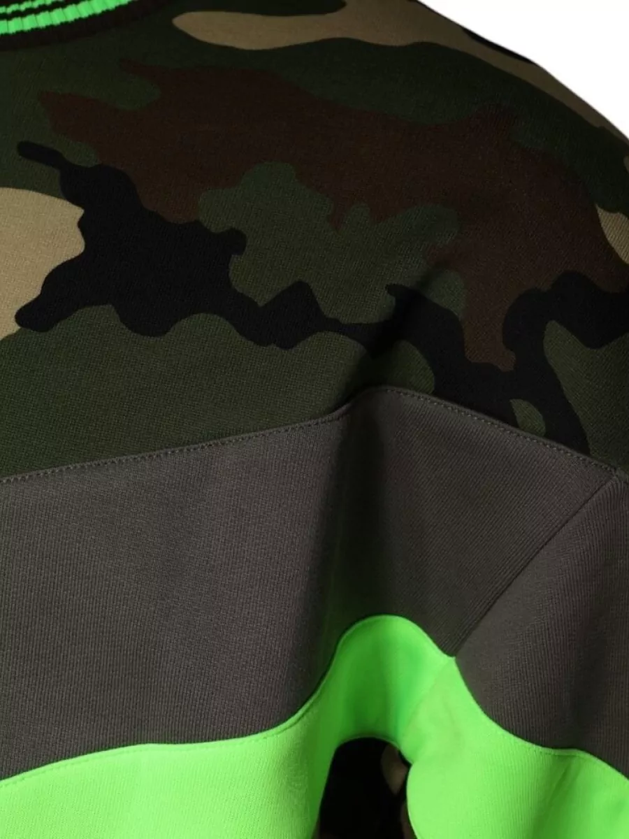 Dolce&Gabbana Camouflage Logo-Print Sweatshirt