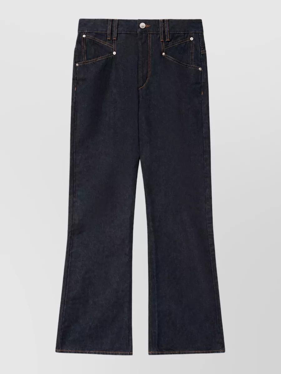 Isabel Marant high-rise straight-leg denim jeans