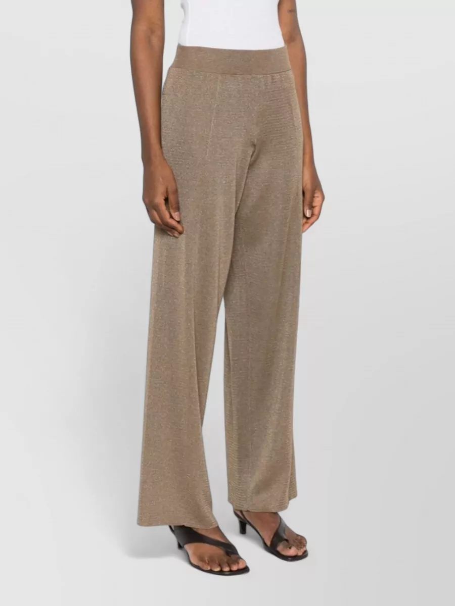 Fabiana Filippi Knitted Wide-Leg Trousers
