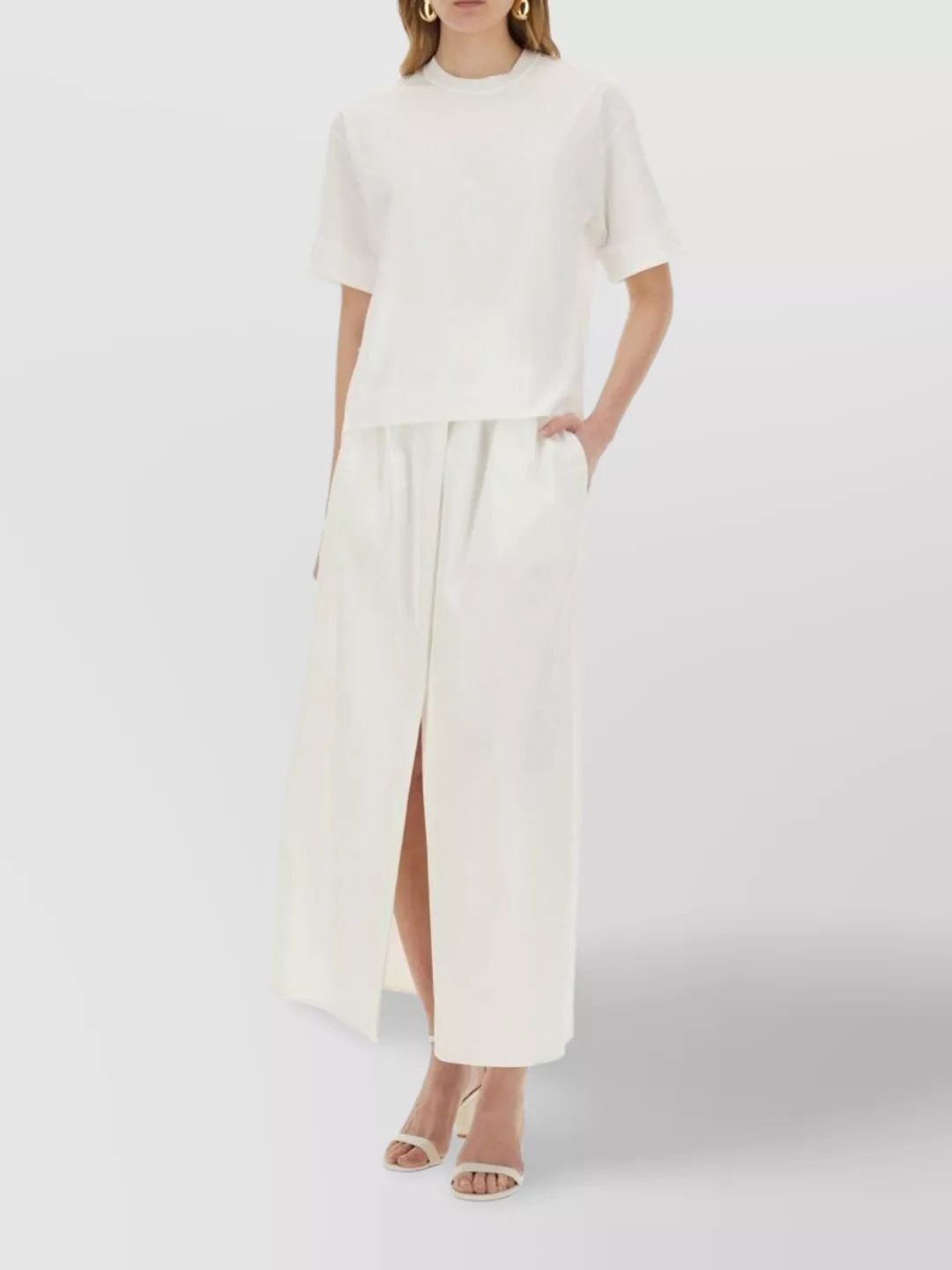 Max Mara Relaxed Fit Short Sleeve Crew Neck T-Shirt