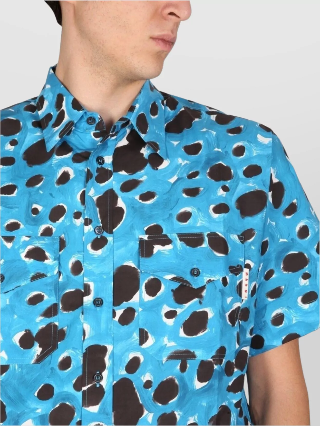 Marni "Pocketed Pop Dots" Shirt