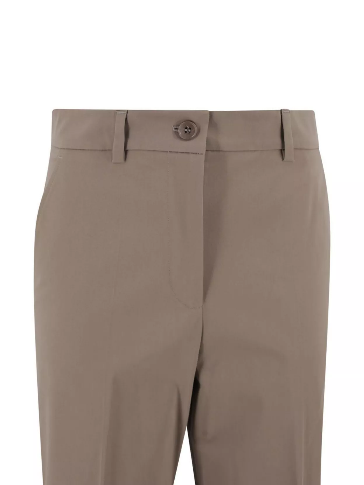 Weekend Max Mara Trousers With Straight Leg And Pockets In Neutral