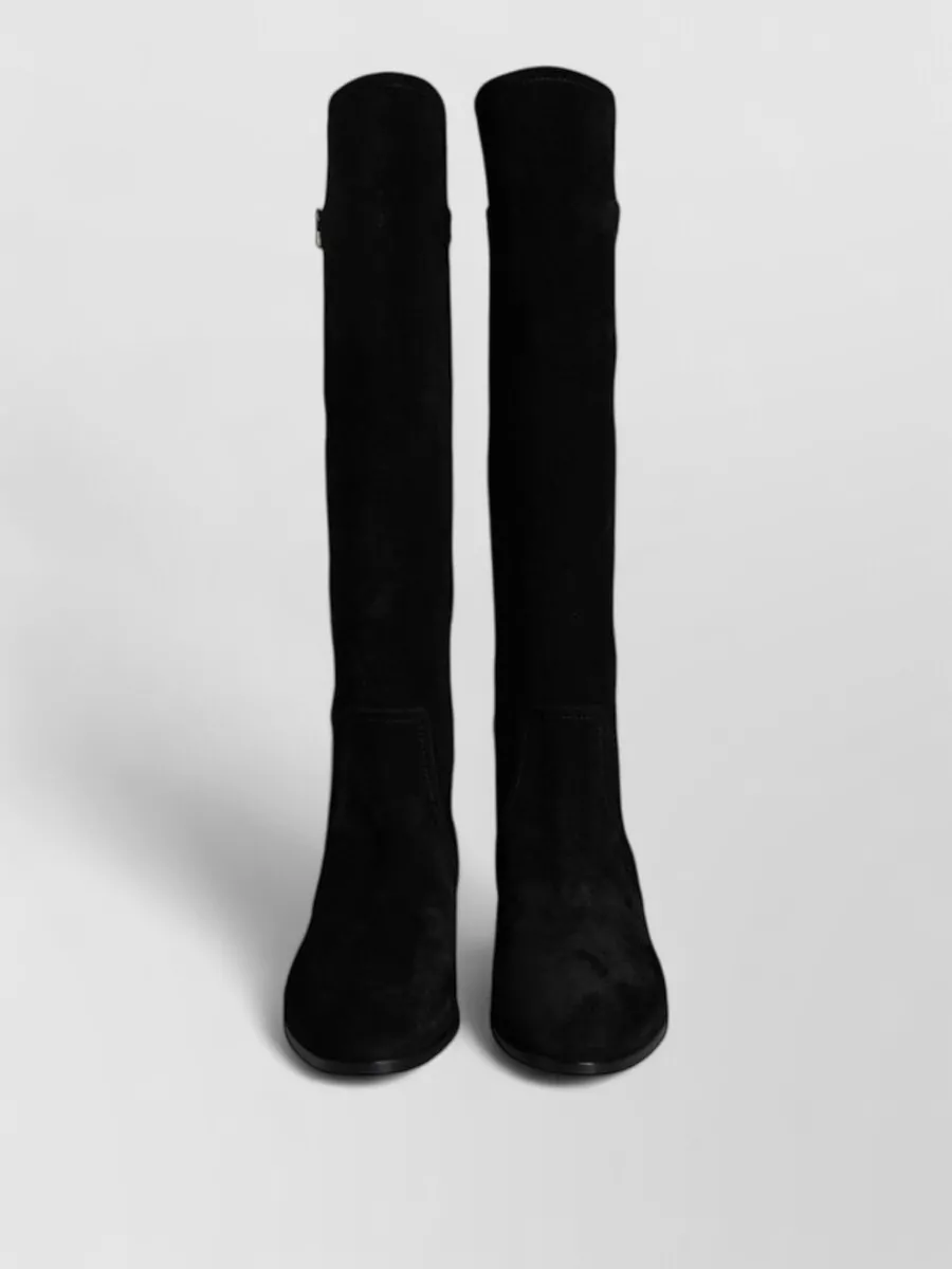 Dolce&Gabbana Suede Leather Knee-High Boots