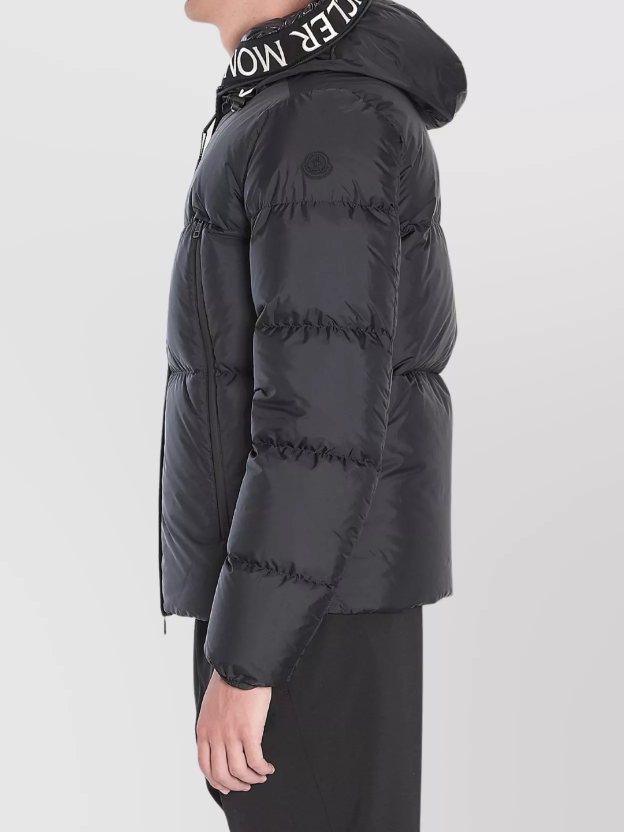 Moncler Puffer Jacket Logoed Hood