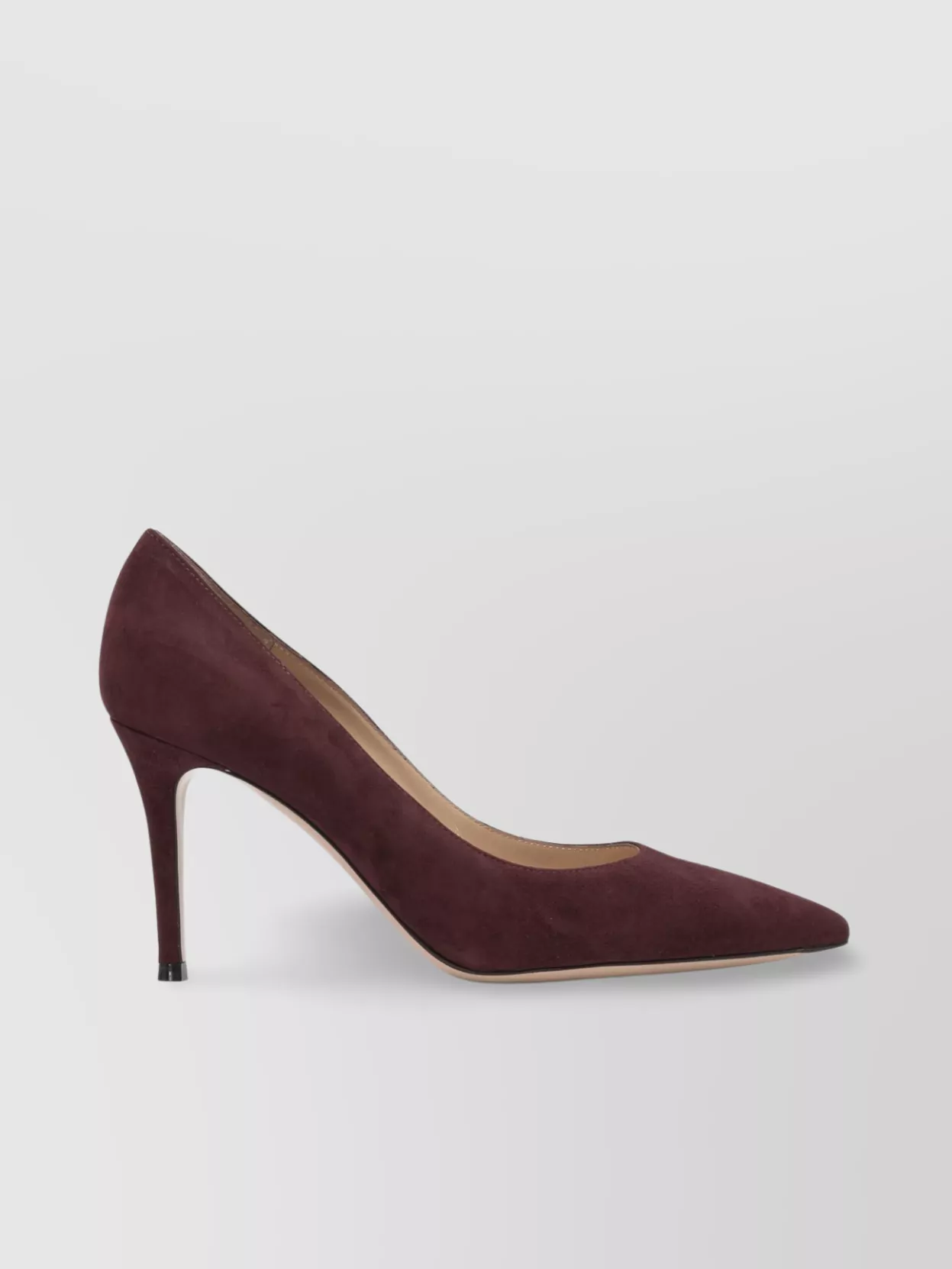 Gianvito Rossi Pointed Toe Stiletto Heel Suede Pumps