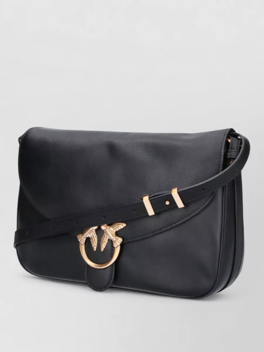 Pinko Love Bag Leather Clutch Bag