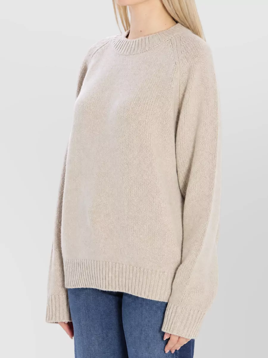 Lisa Yang Cashmere Ribbed Crew-Neck Sweater