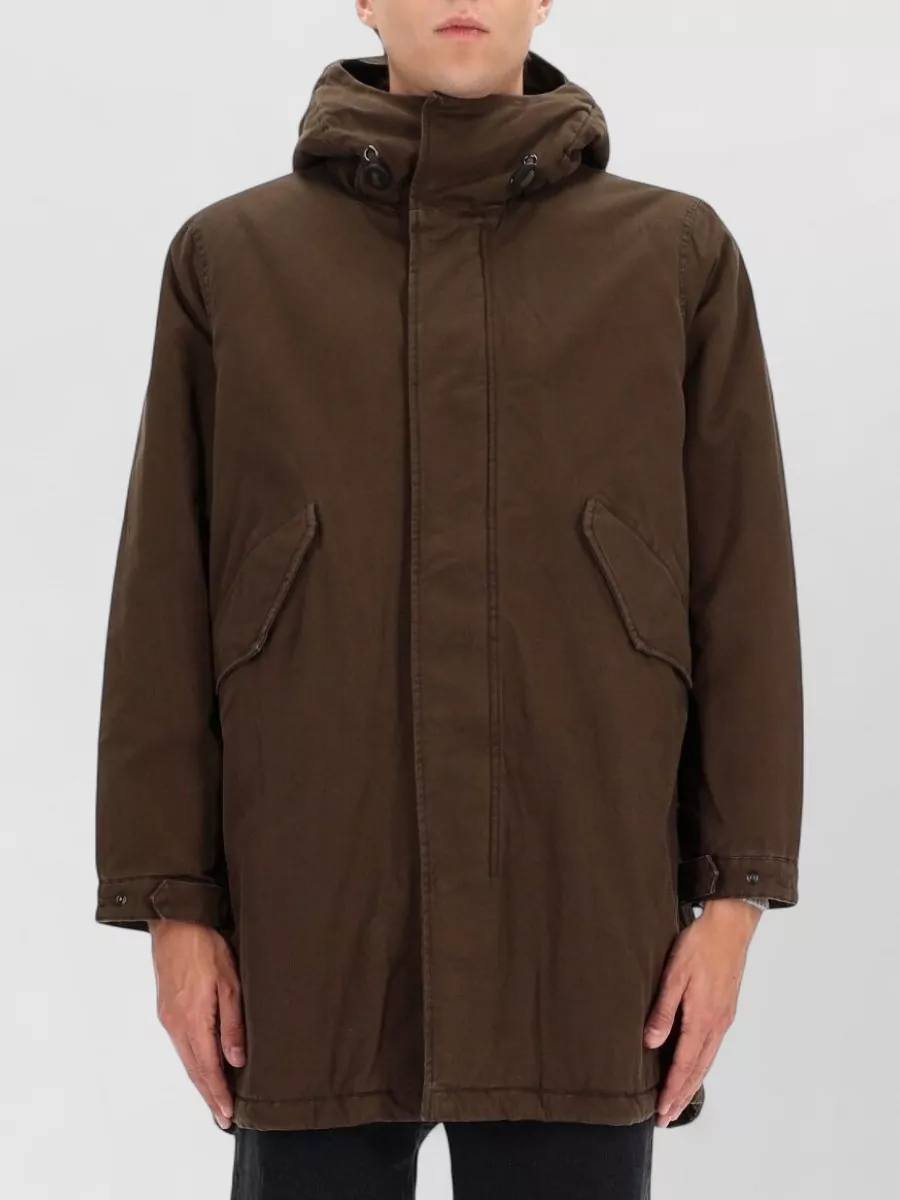 Aspesi cotton hooded parka