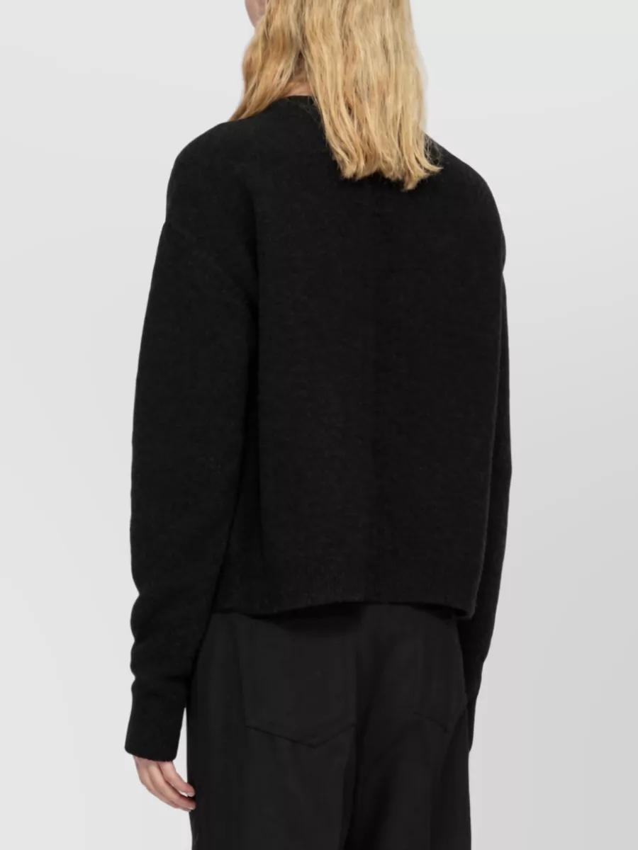 Rick Owens Alpaca Wool Fine-Knit Round-Neck Tank Top