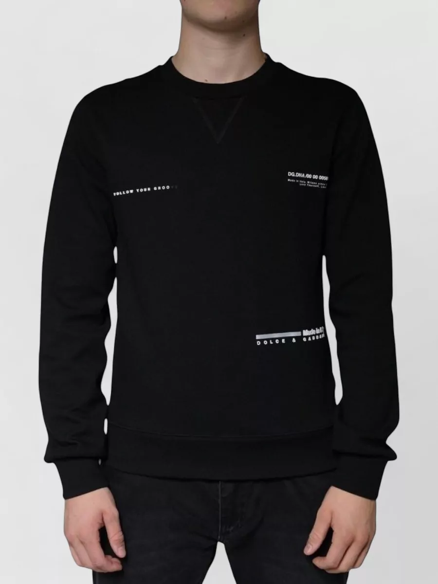 Dolce&Gabbana logo print crewneck sweatshirt