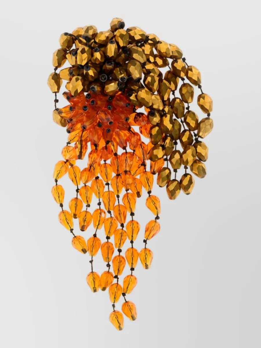 Isabel Marant two-tone glass beaded earring