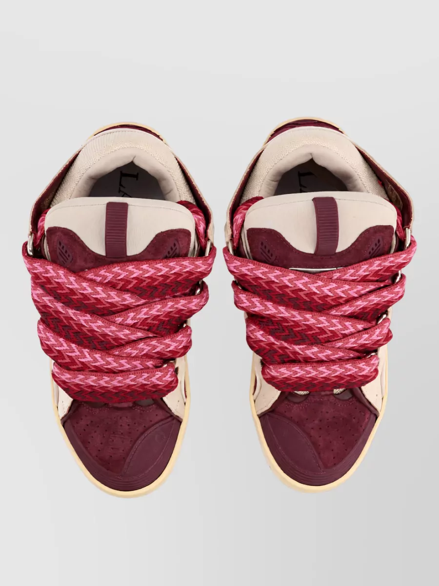 Lanvin Leather High-Top Sneakers