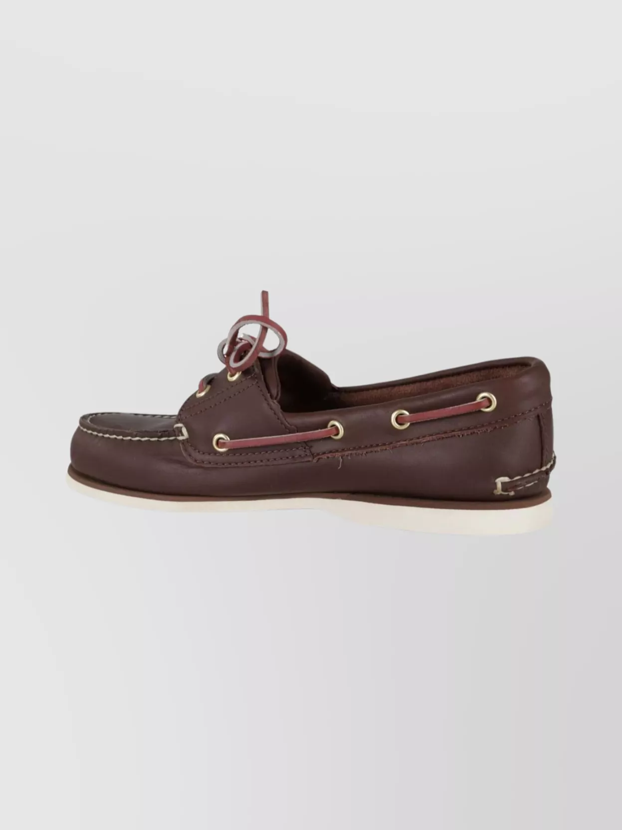 Timberland Moc Toe Boat Shoes With Rubber Sole