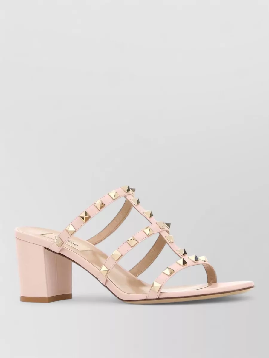 Valentino Garavani Leather Rockstud Mules