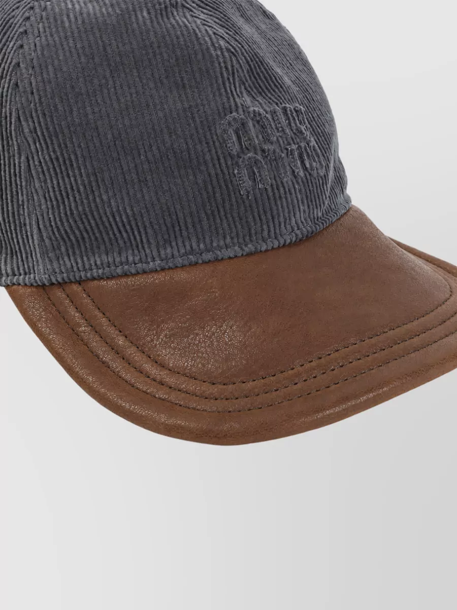 Miu Miu Corduroy Baseball Cap