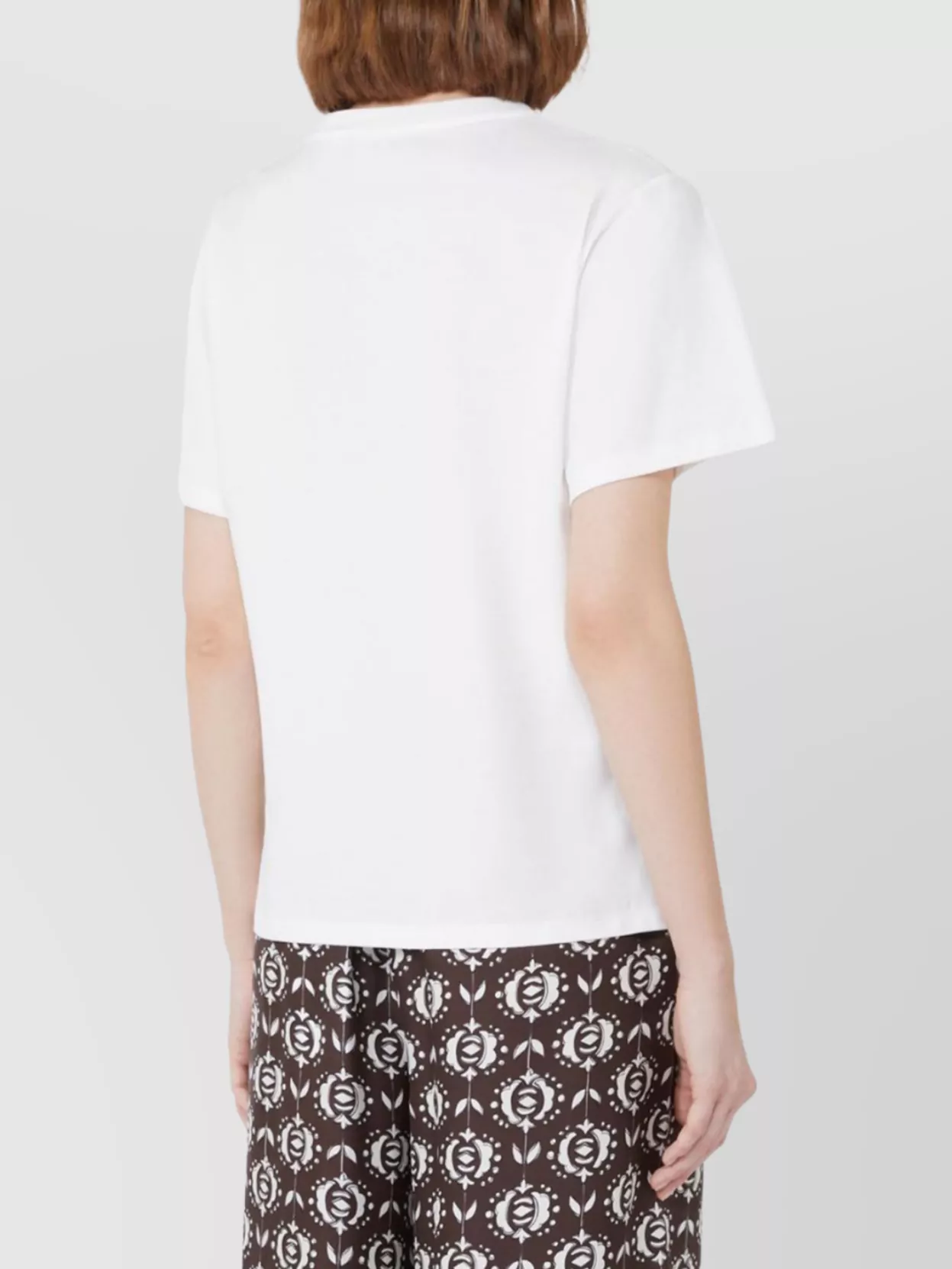 Weekend Max Mara Cotton Jersey Crew Neck T-Shirt