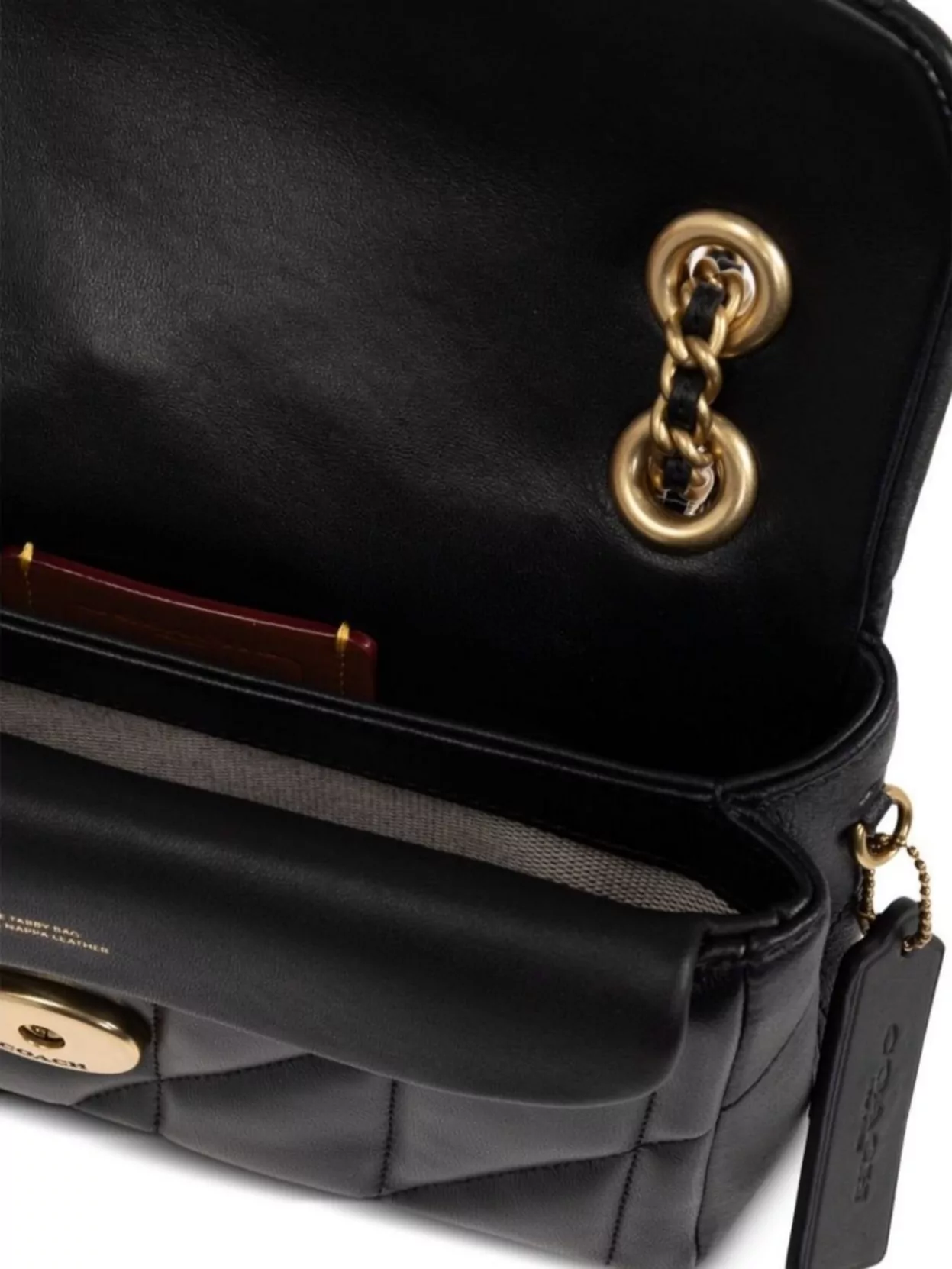 Coach Tabby 20 Leather Crossbody Bag