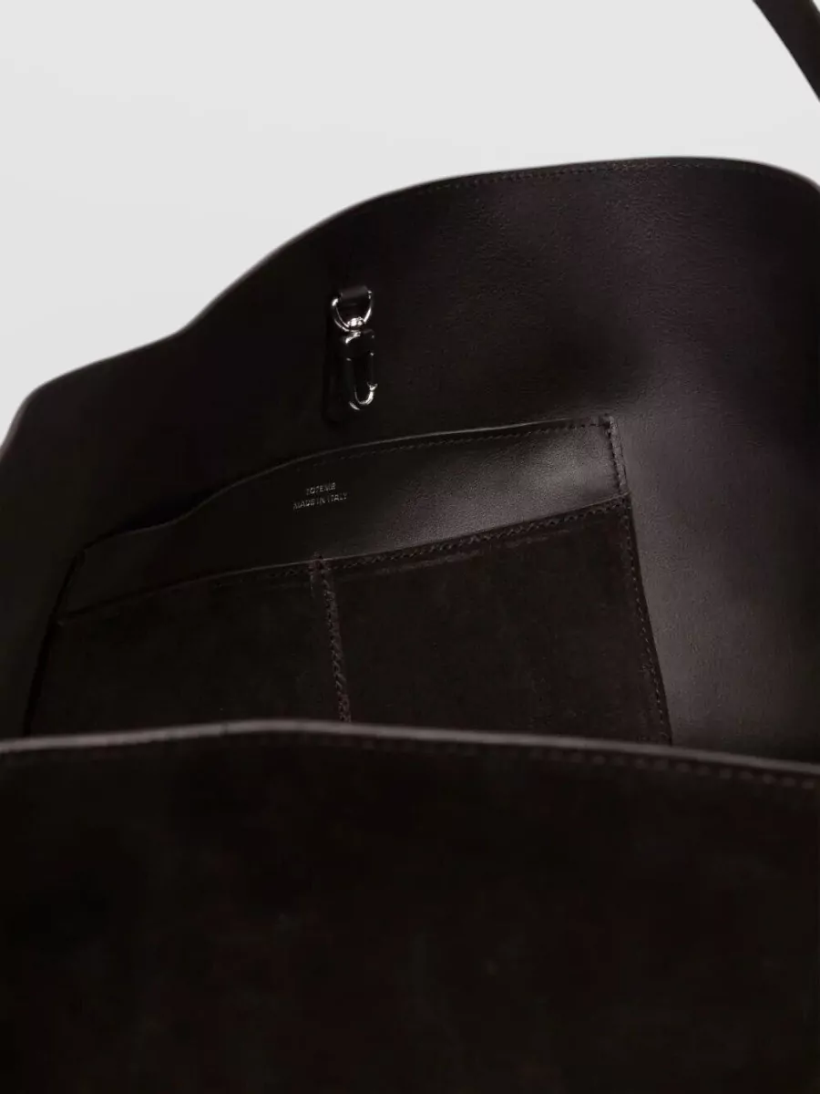 Totême Suede Leather Bucket Bag