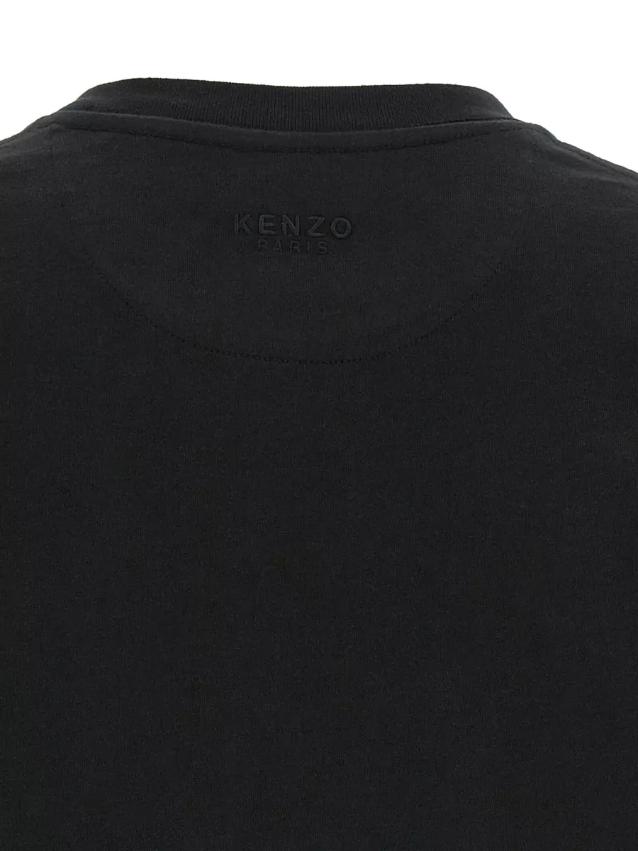 Kenzo Tiger Spirit Gots Crew Neck T Shirt