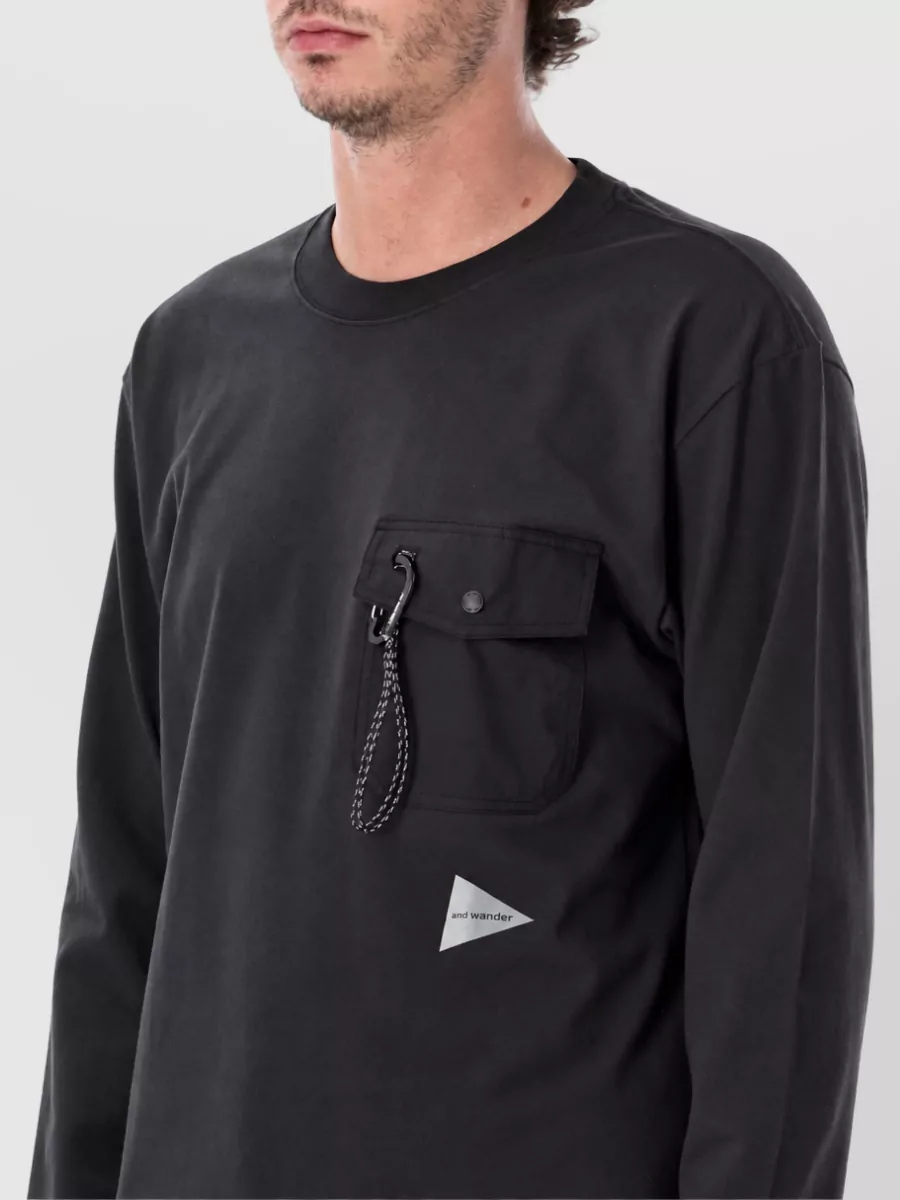 And Wander Cotton Long-Sleeve T-Shirt