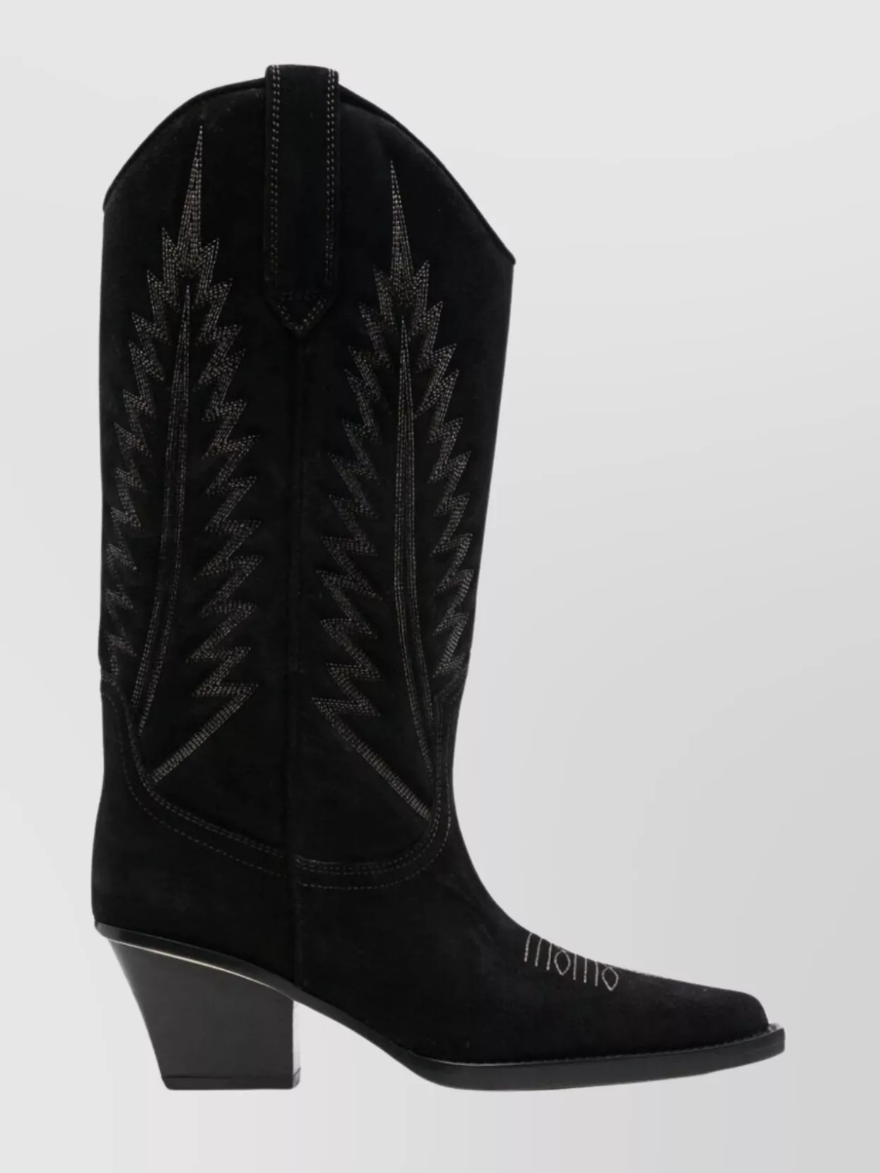 Shop Paris Texas 60mm Heel Cuban Pointed Toe Boots