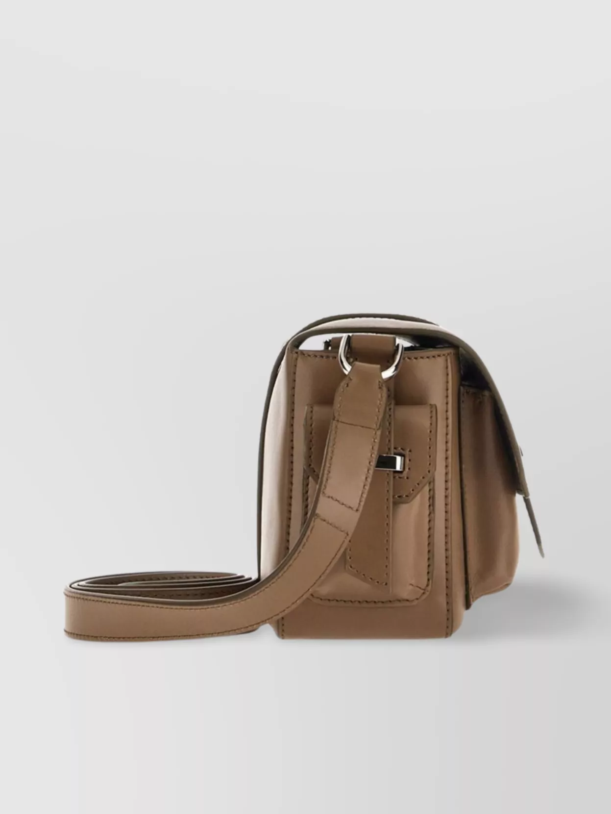 Hogan Small Leather Crossbody Bag Flap