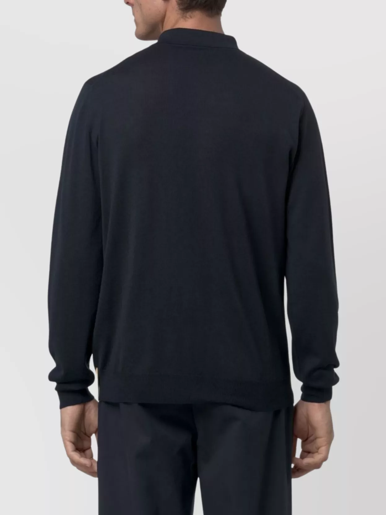 K-Way Merino Wool Blend Striped Polo Sweater
