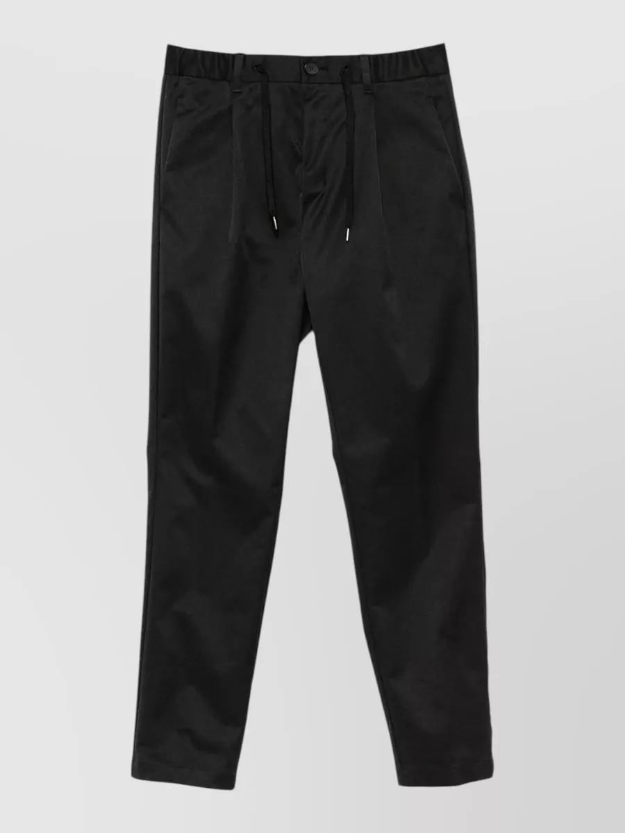 Herno Cotton Tapered-Leg Trousers