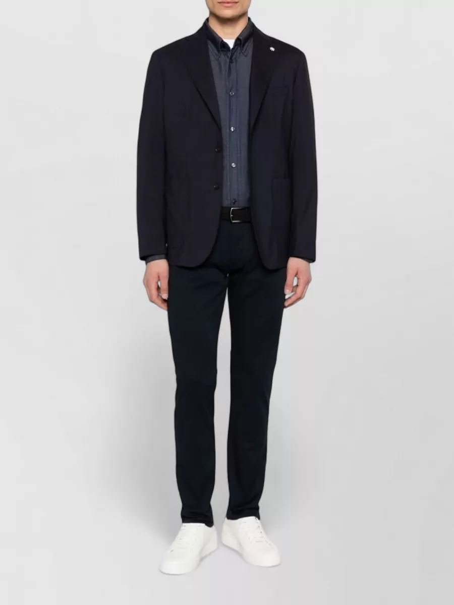 Emporio Armani Cotton Denim Jeans Trousers Belt Loops