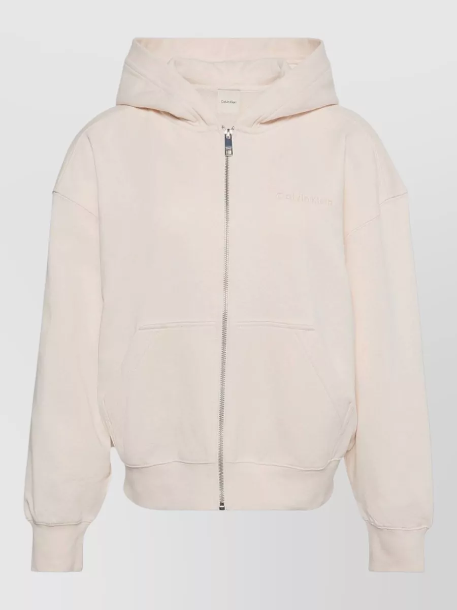 Calvin Klein cotton logo hoodie