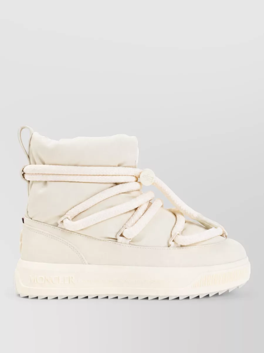 Moncler quilted mid snow boots