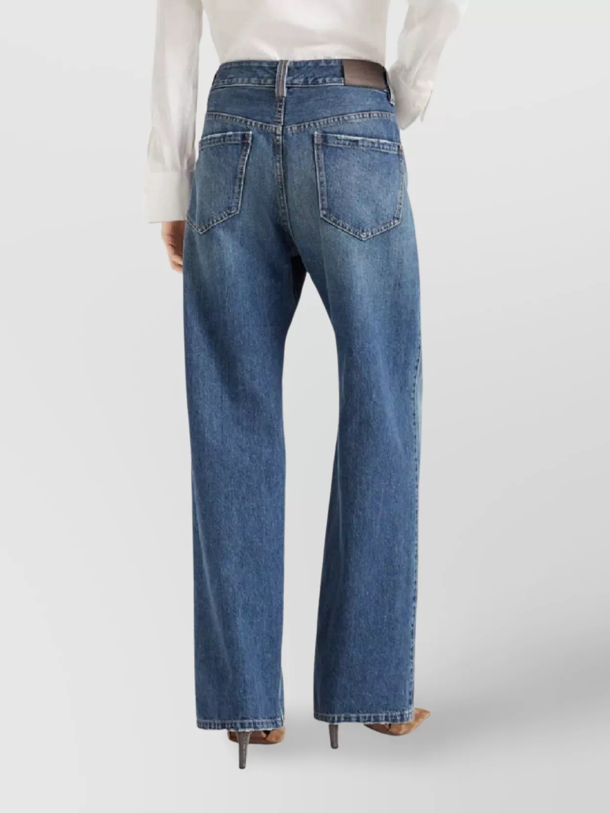 Brunello Cucinelli Denim Trousers Five-Pocket Design