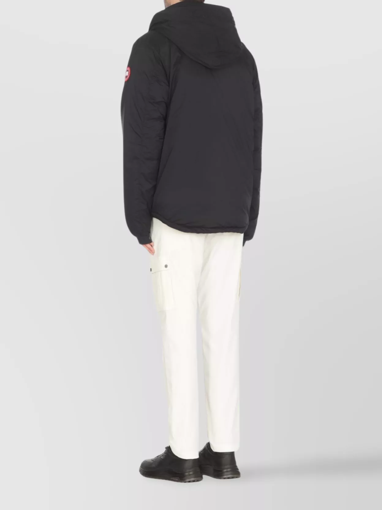 Canada Goose High Neck Down Jacket With Hood And Zip Pockets