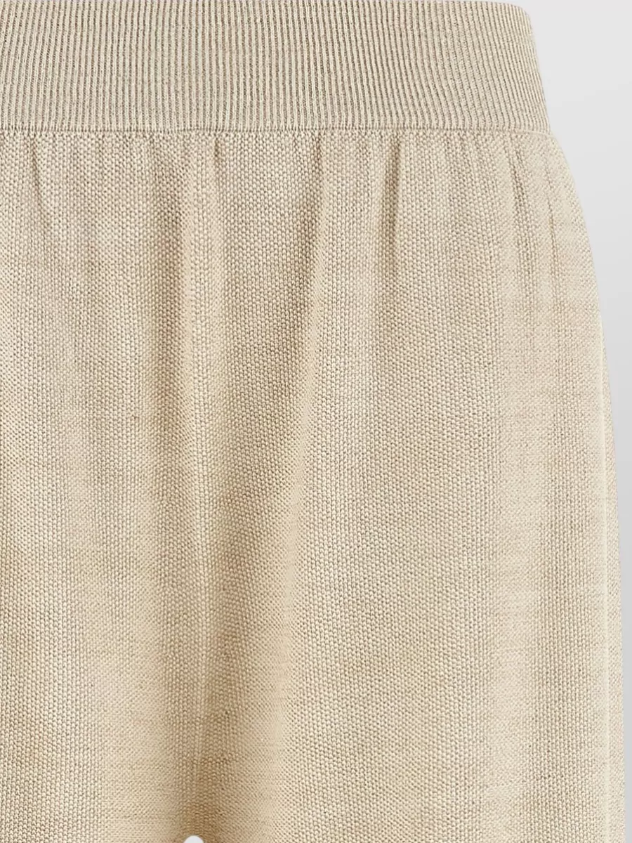 Fabiana Filippi Lamé Wide-Leg Trousers