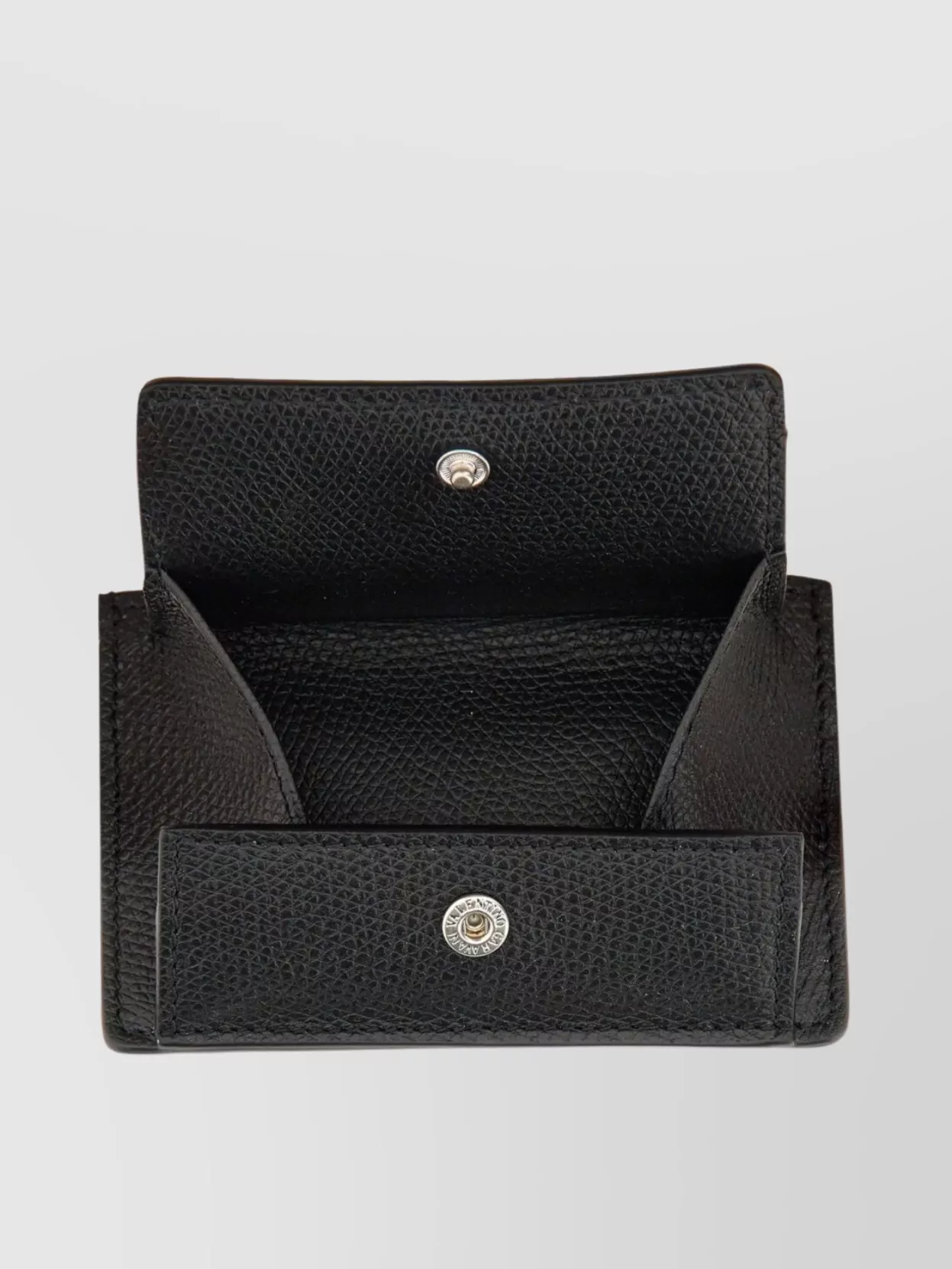 Valentino Garavani "Vlogo Signature" Leather Card Holder
