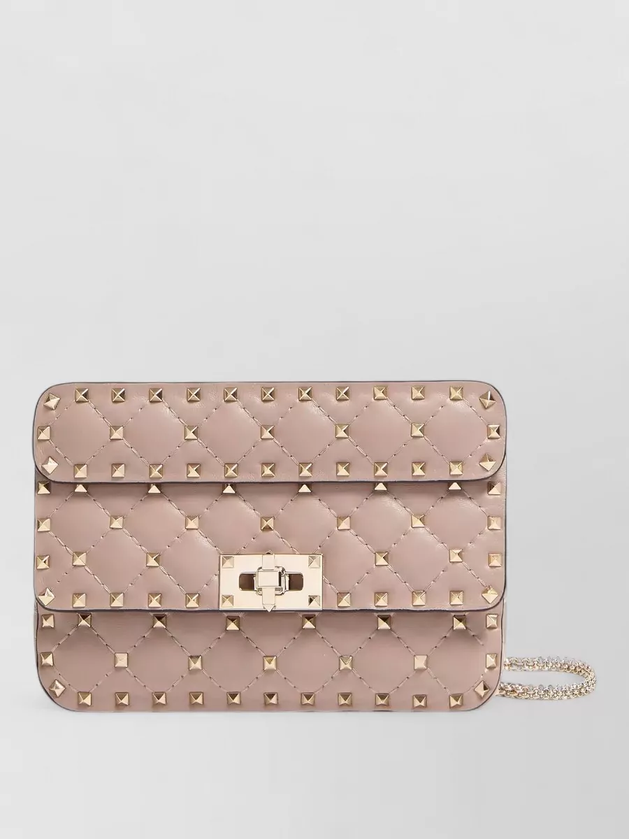 Valentino Garavani Rockstud Spike Lambskin Shoulder Bag