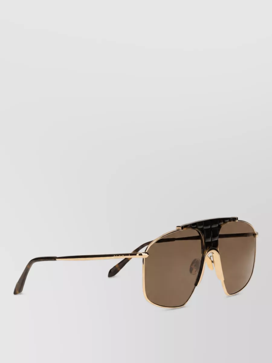 Alaïa Square Aviator Sunglasses