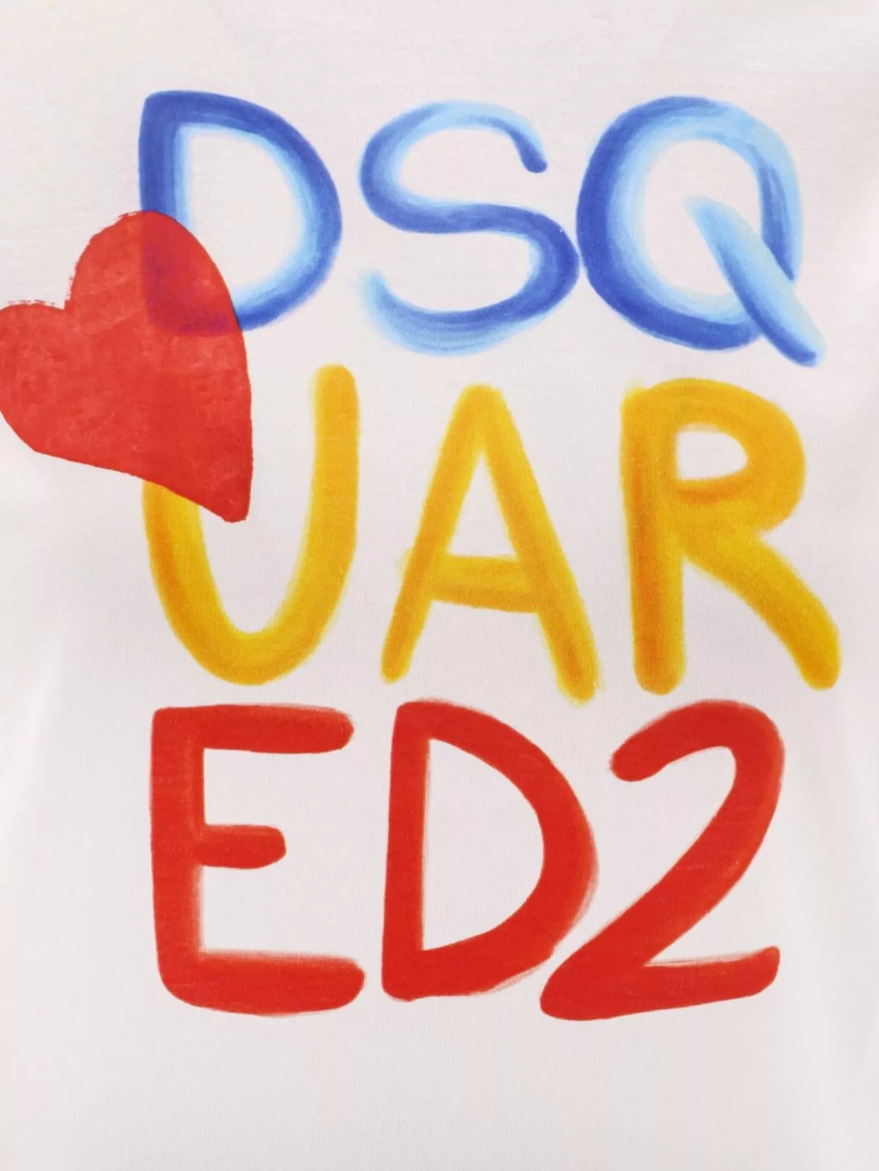 Tシャツ・カットソー DSQUARED2 Dsquared2 Summer Lovers cotton top Celeste Summer Lovers Loose Fit Embroidered T-Shirt