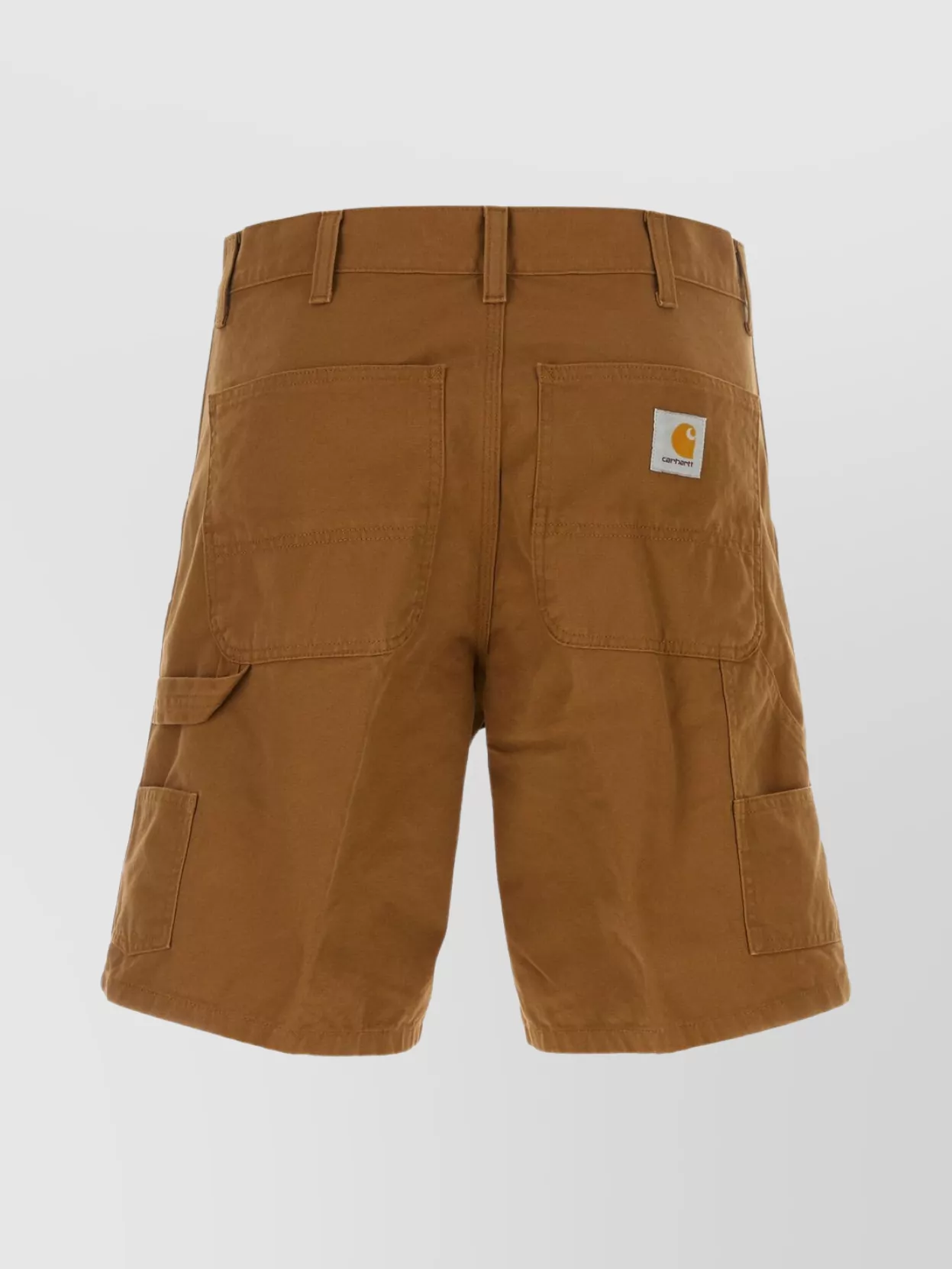 Carhartt Double Knee Shorts With Waist Belt Loops In Brown