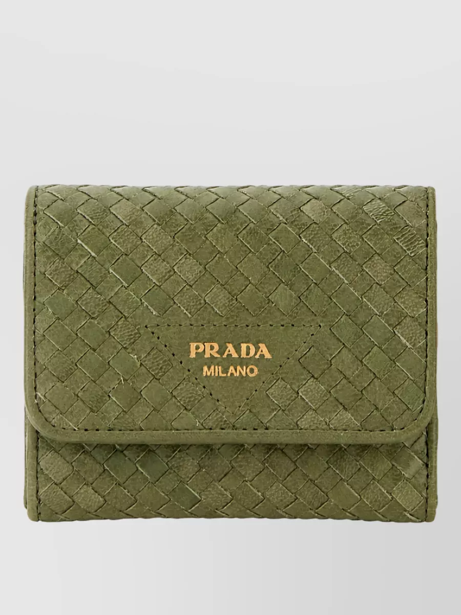 Prada leather wallet