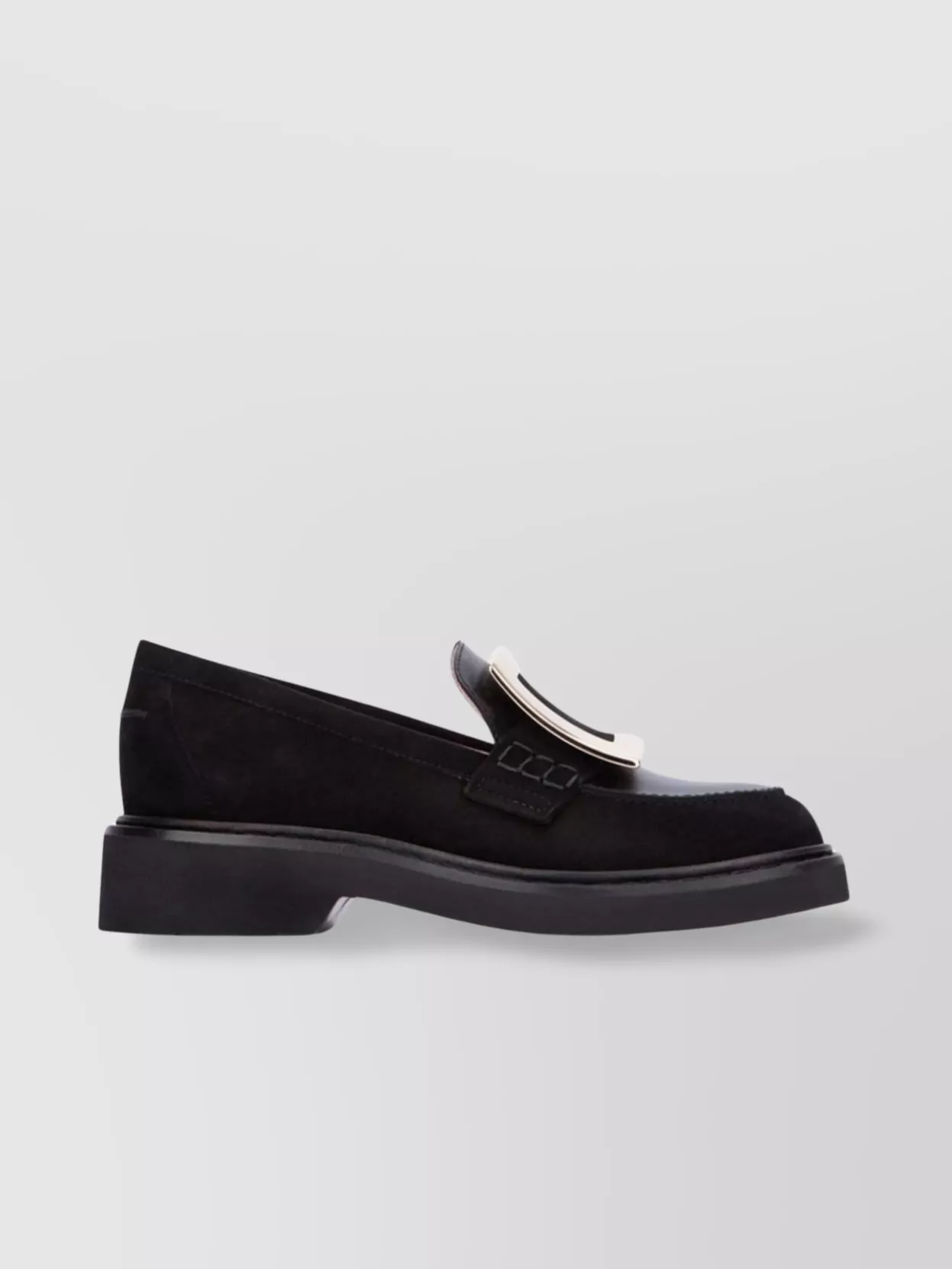 Roger Vivier Rangers Leather Loafers With Chunky Rubber Sole