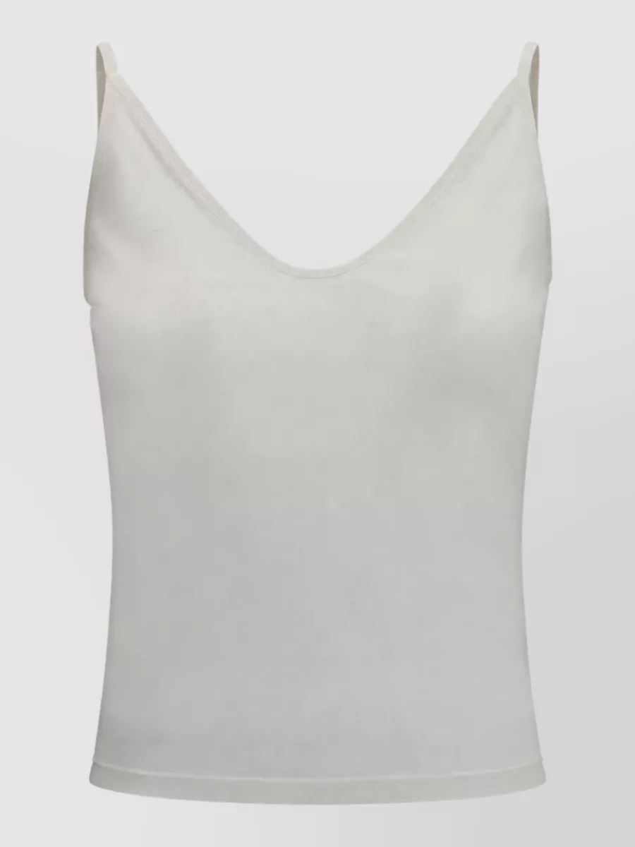 Tom Ford Silk micro-rib racerback tank top