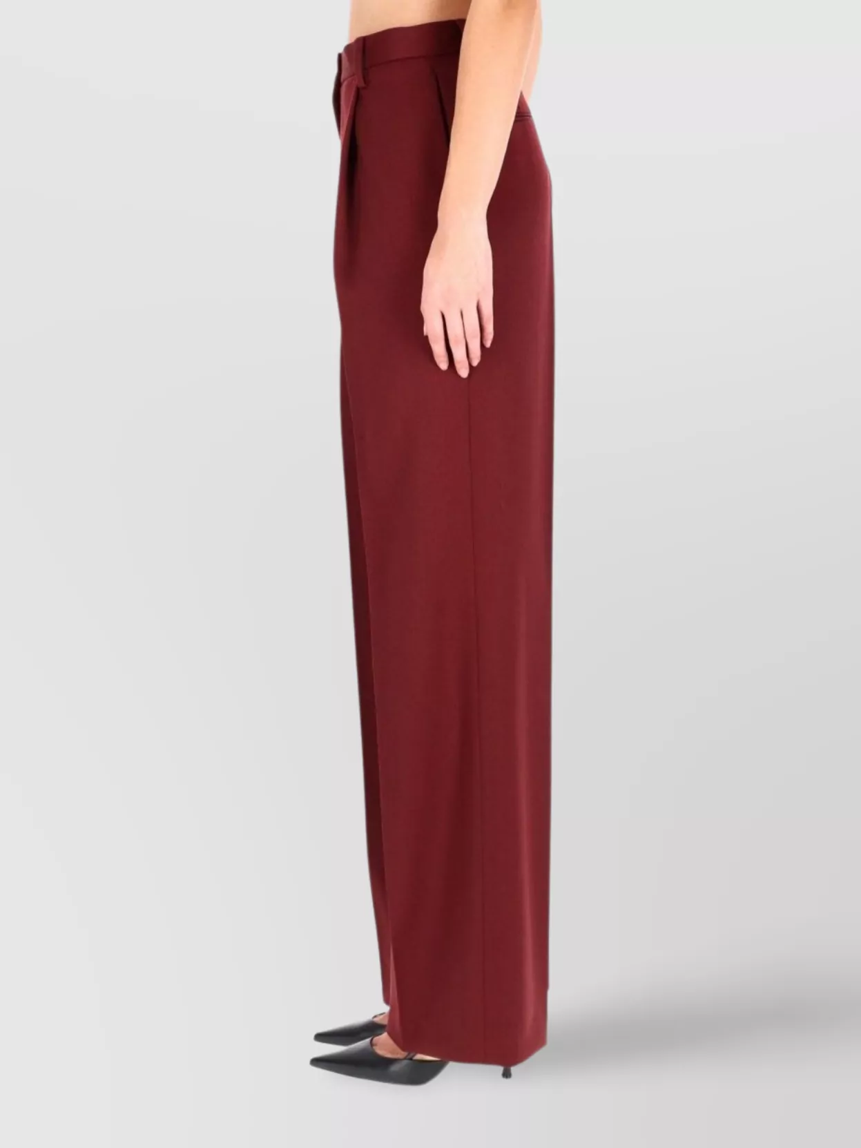 Dries Van Noten Wide Leg Trousers With Pleats And Pockets