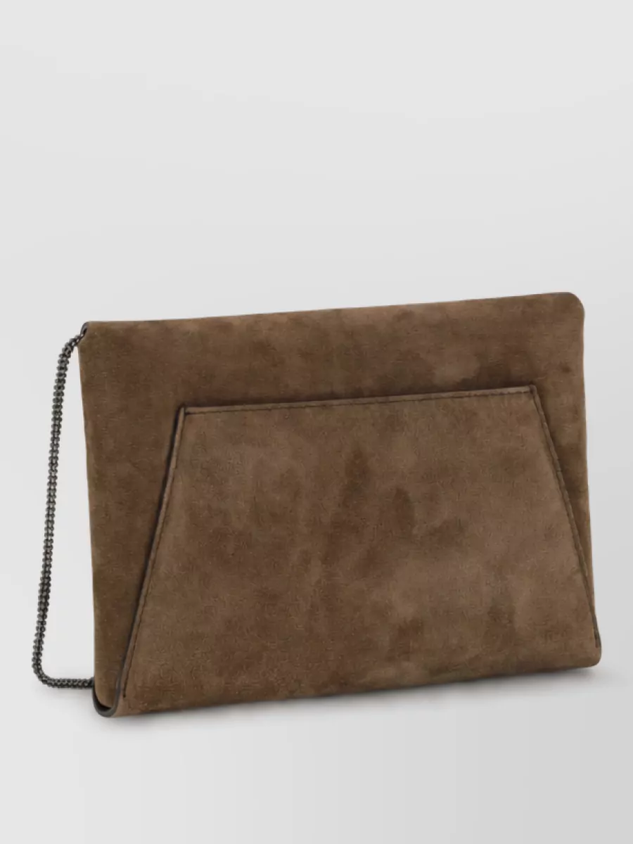 Brunello Cucinelli Na Calf Leather Clutch Bag