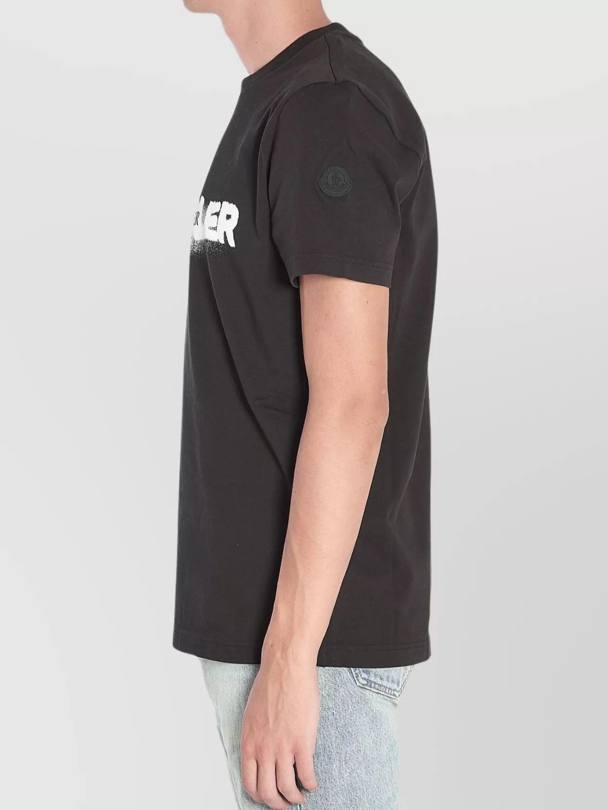 Moncler Front Double Signature Print T-Shirt
