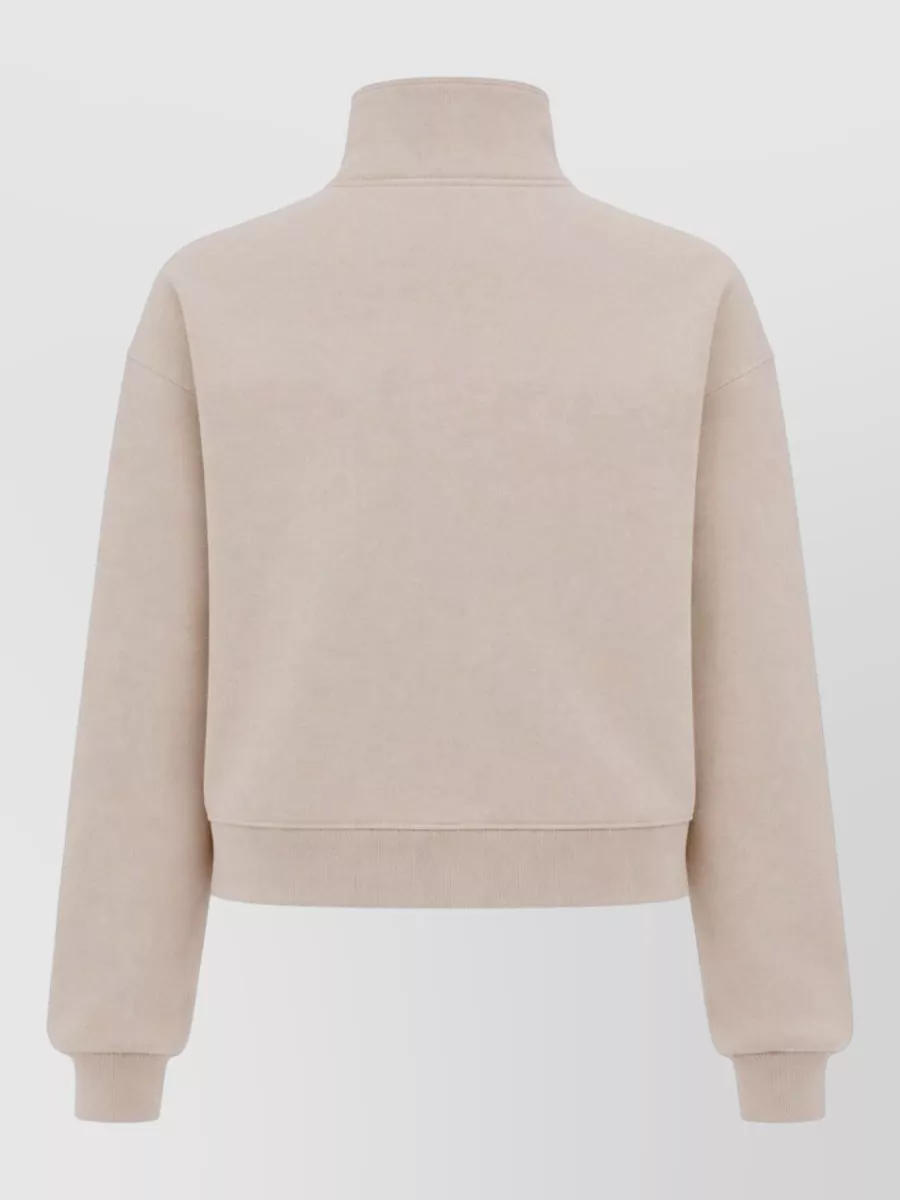 Jacquemus Grosgrain Knit Sweatshirt High Turtleneck