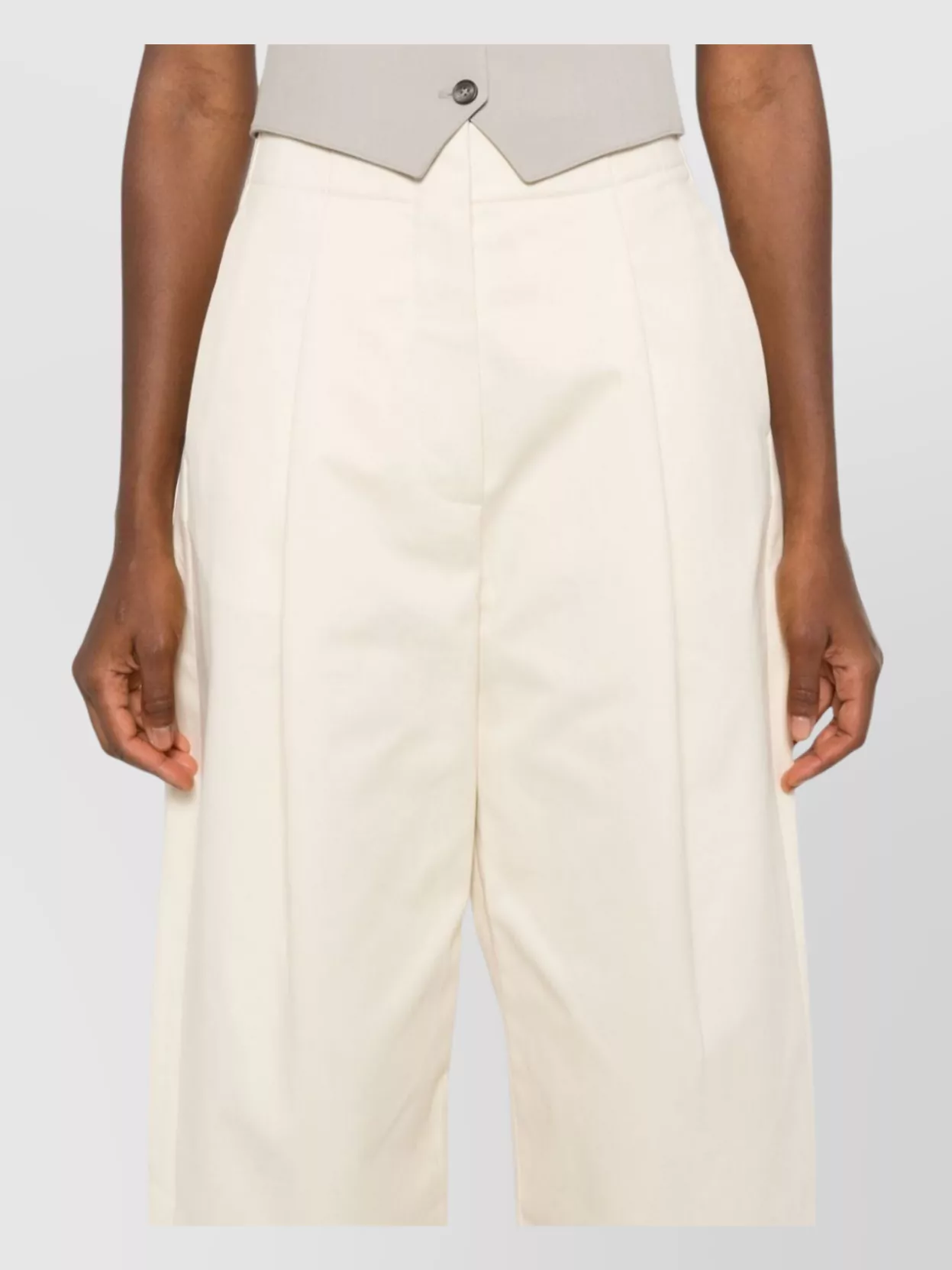 Studio Nicholson Wide Leg Cotton Trousers