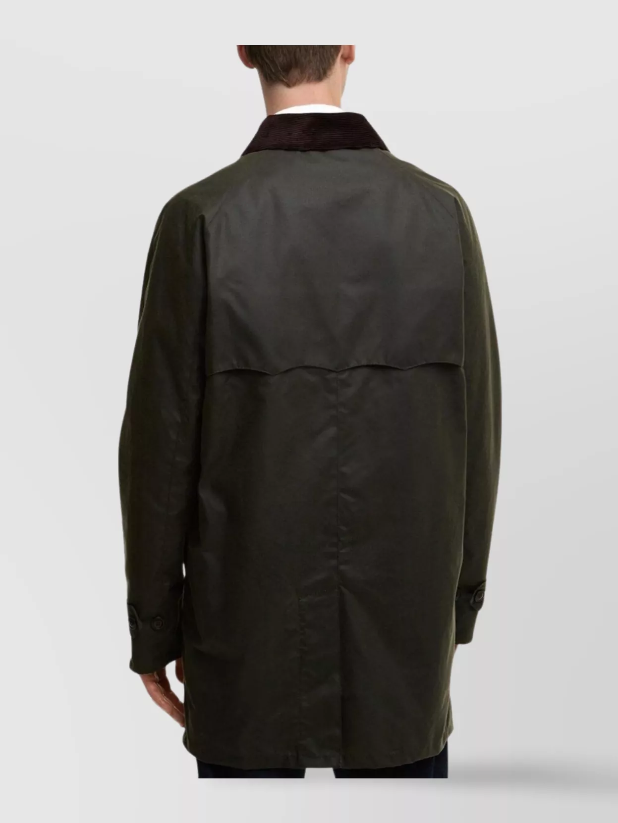 Barbour Baracuta Coat Corduroy Collar